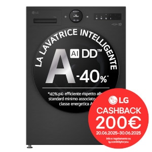 Immagine frontale della lavatrice NEXT AI DD serie X7 13kg