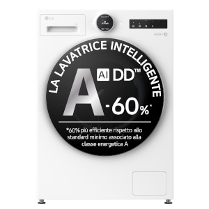 Immagine frontale della lavatrice NEXT AI DD serie X9 9kg