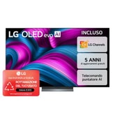 TV 77 pollici LG OLED evo AI C5 4K Smart TV 2025