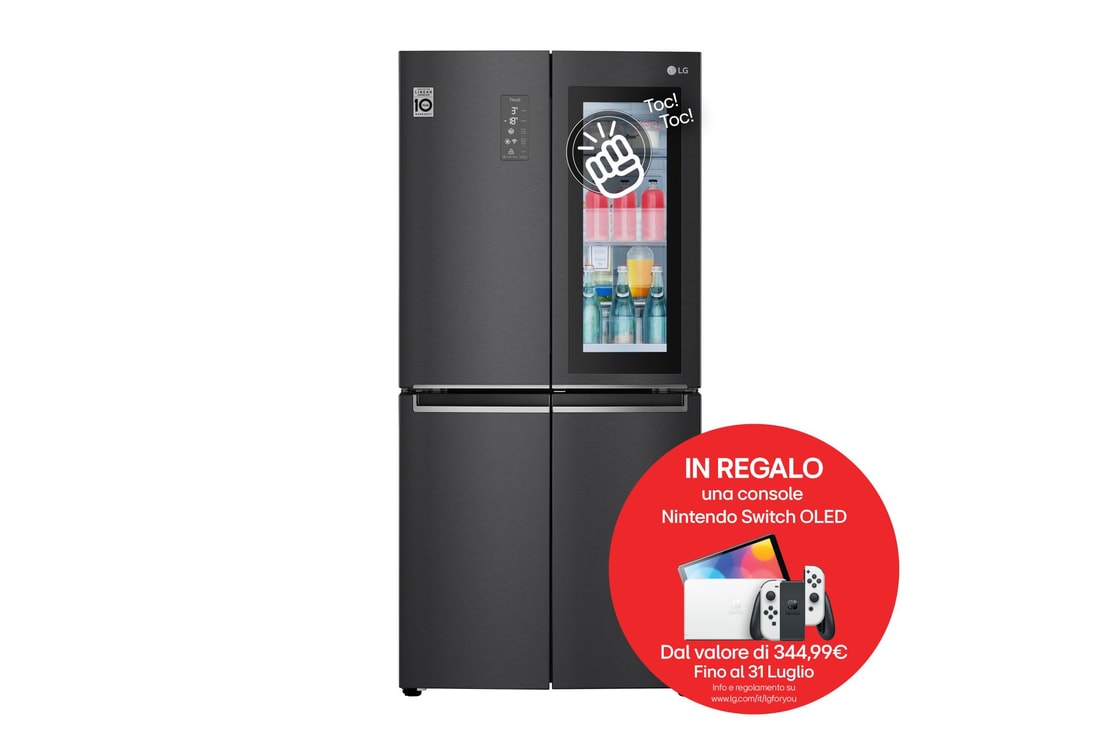 Foto frontale del frigorifero LG GMQ844MC5E