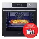 Forno InstaView | 76L Classe A+ | Blue EasyClean, Air Fry, Air Sous Vide, Pizza 300°C, Guide telescopiche, Wi-Fi | Inox