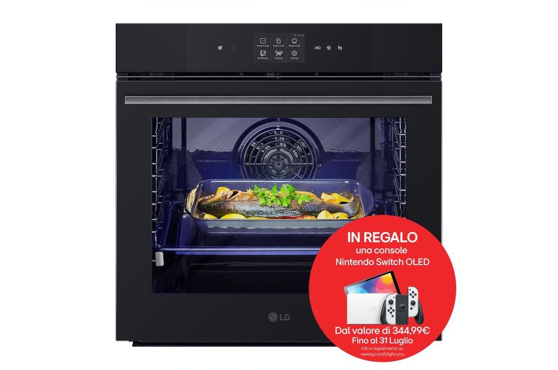 Foto frontale del forno LG WSED7667M
