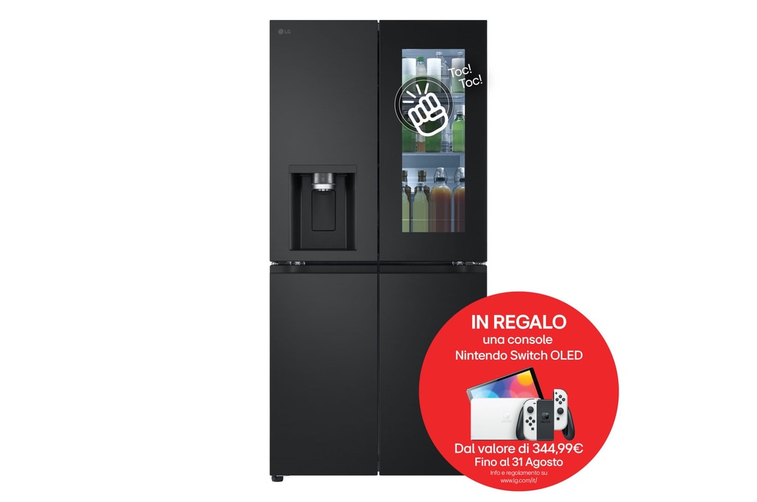 Foto frontale del frigorifero LG GMG860EPBE