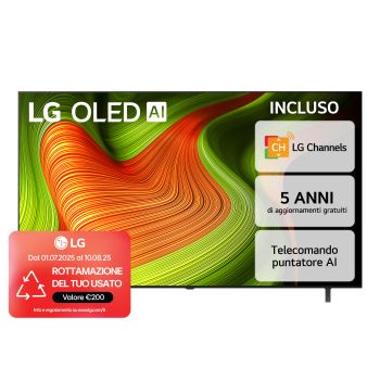  Vista frontale OLED77B56LA