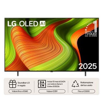 Vista frontale OLED65B56LA