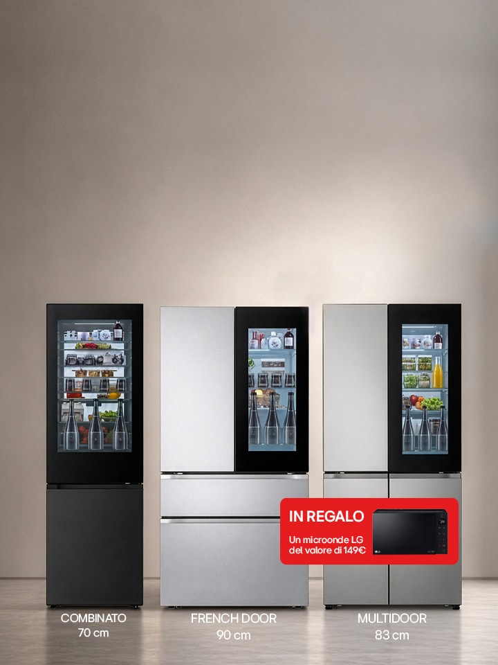 Promo Fìrigoriferi Instaview con Microonde LG in Regalo