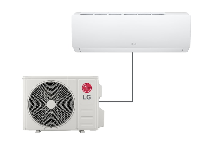Foto frontale del climatizzatore LG W12TI