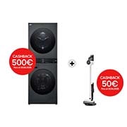 Kit esclusivo WashTower e aspirapolvere WT1210BBF.SLIM1C