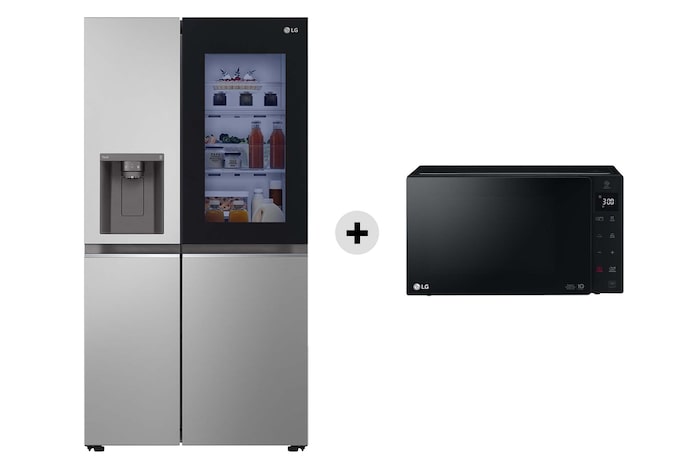 Kit esclusivo frigorifero e microonde GSGV80PYLD.MHGDS