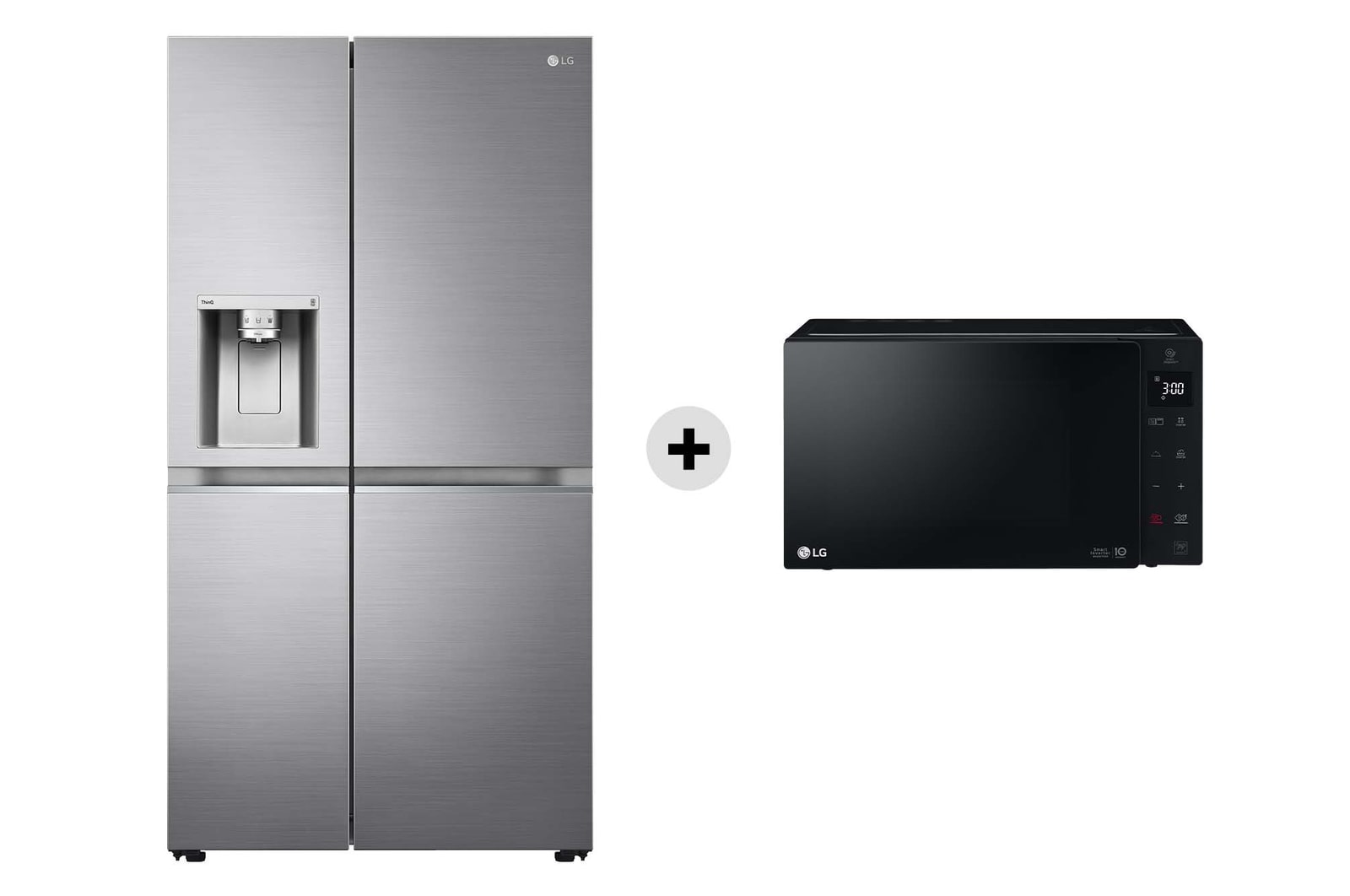 Kit esclusivo frigorifero e microonde GSLV90PZAD.MHGDS