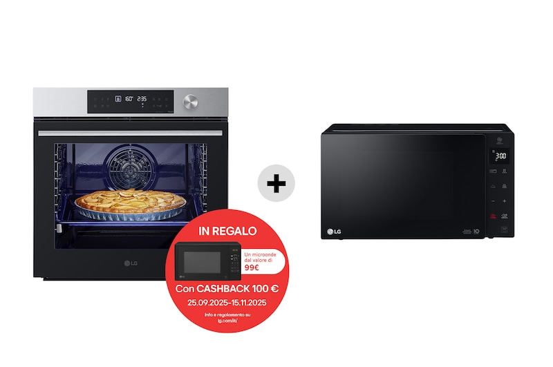 Kit esclusivo Forno e Microonde WSED7612S.MHGDS