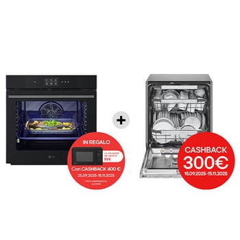 Foto frontale forno e lavastoviglie WSED7667M.DB597