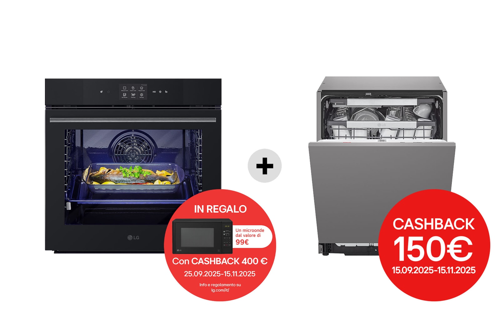 Foto frontale forno + Lavastoviglie WSED7667M.DB475