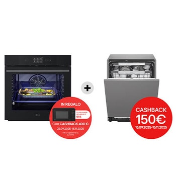 Foto frontale forno + Lavastoviglie WSED7667M.DB475