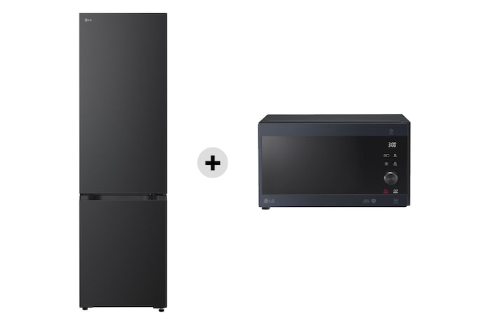 Offerta Kit Esclusivo: Frigorifero combinato Fit & Max 60cm, Classe A, 375L +  Microonde NeoChef 25 litri, potenza 1000W