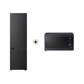 Offerta Kit Esclusivo: Frigorifero combinato Fit & Max 60cm, Classe A, 375L +  Microonde NeoChef 25 litri, potenza 1000W