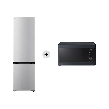 Offerta Kit Esclusivo: Frigorifero combinato Fit & Max 60cm, Classe A + Microonde NeoChef 25 litri, potenza 1000W