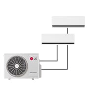 Vista frontale di Offerta Kit Esclusivo: MU3R19.U23 &#43; Condizionatore monosplit DUALCOOL Deluxe | 9000 BTU &#43; Condizionatore monosplit DUALCOOL Deluxe | 12000 BTU 2S1DLX9125.MULTI