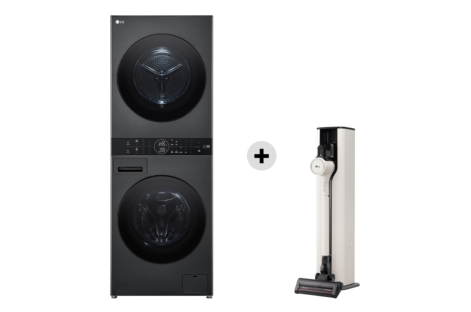 Kit esclusivo WashTower e aspirapolvere WT1210BBF.PRIME1C