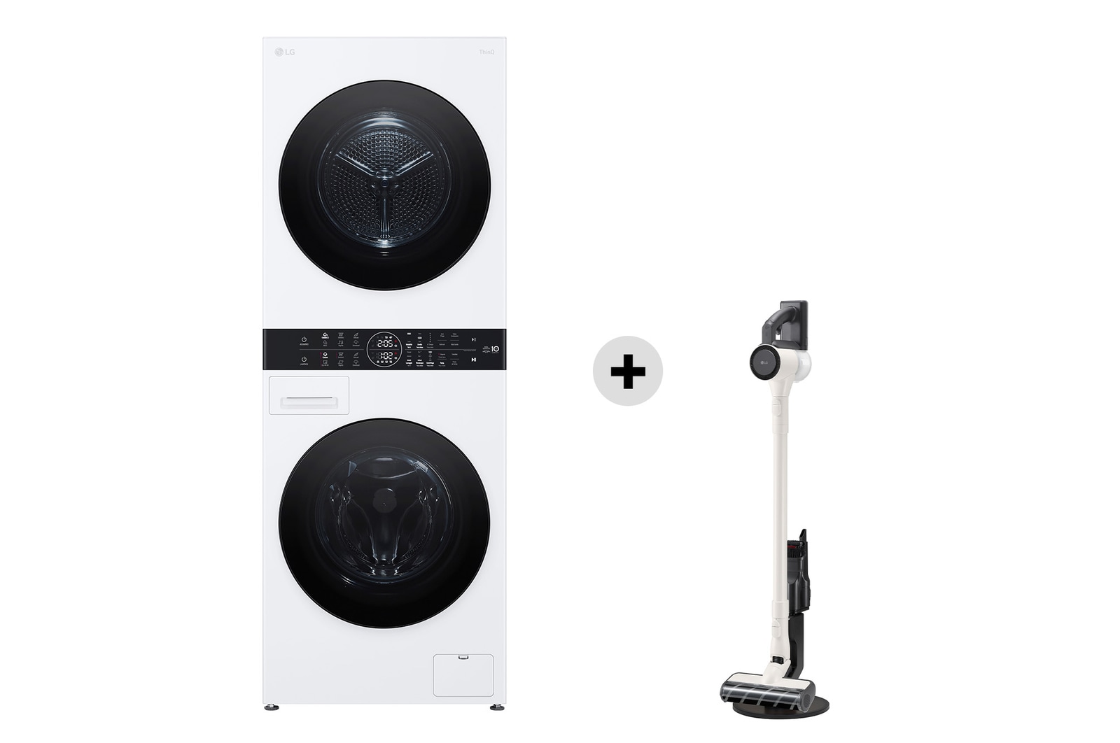 Kit esclusivo WashTower  e aspirapolvere WT1210WWF.SLIM1C