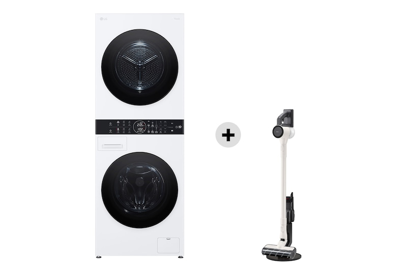 Kit esclusivo WashTower  e aspirapolvere WT1210WWF.SLIM1C