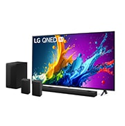 Foto frontale TV e Soundbar 65QNED80T6A.S70TR