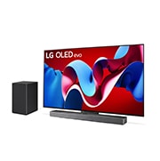 Foto frontale TV e Soundbar OLED55C43.SC9S
