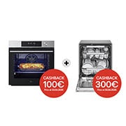 Foto frontale forno e lavastoviglie WSED7613S.DB597