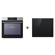 Foto frontale forno + piano cottura WSED7613S.CBIZ7