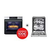 Foto frontale forno e lavastoviglie WSED7613S.DB597