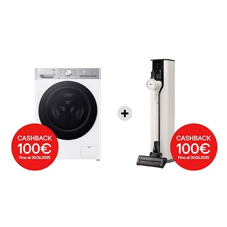 Foto frontale lavasciuga e aspirapolvere D4R9513TPWC.PRIME1C con cashback