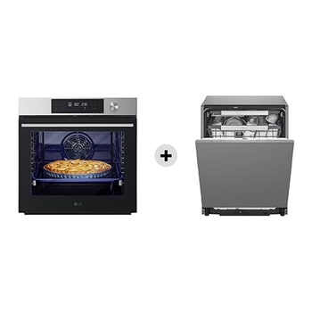 Foto frontale forno e Lavastoviglie WSED7612S.DB475