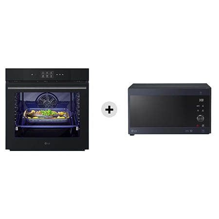 Offerta Kit: Forno 100% vapore InstaView 76L Classe A++ e Microonde NeoChef 25 litri 1000W - WSED7667M.MH6565