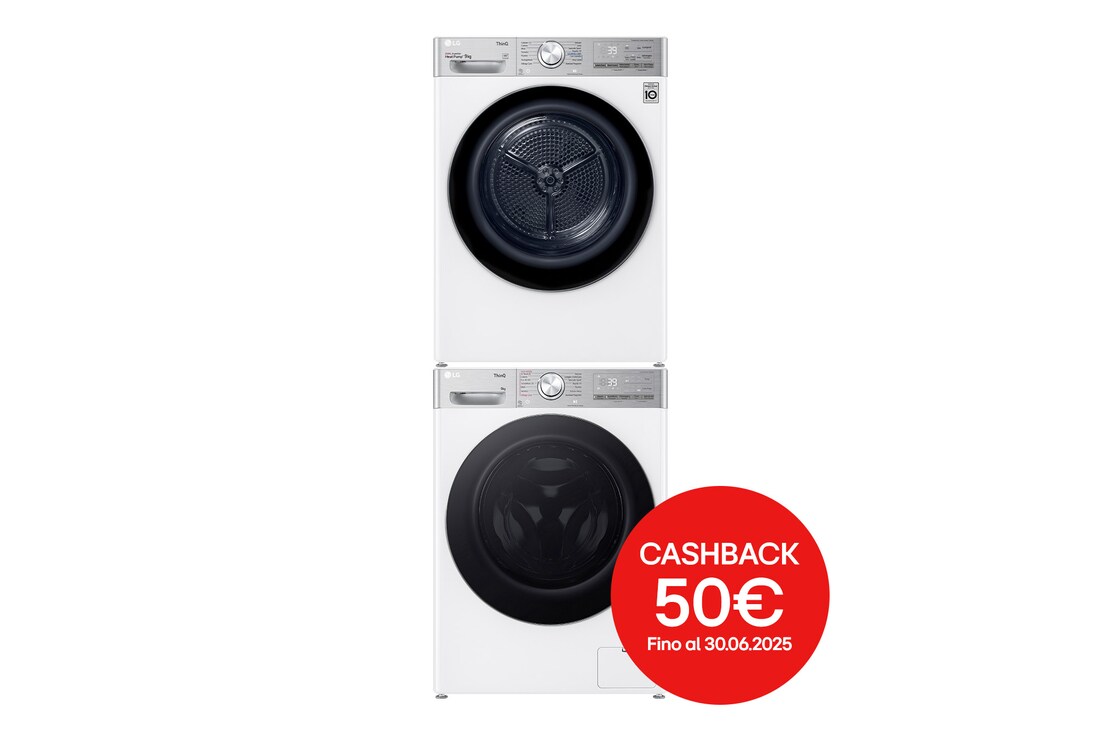 Foto frontale colonna bucato F4R9009TPWC.RH2QR con cashback