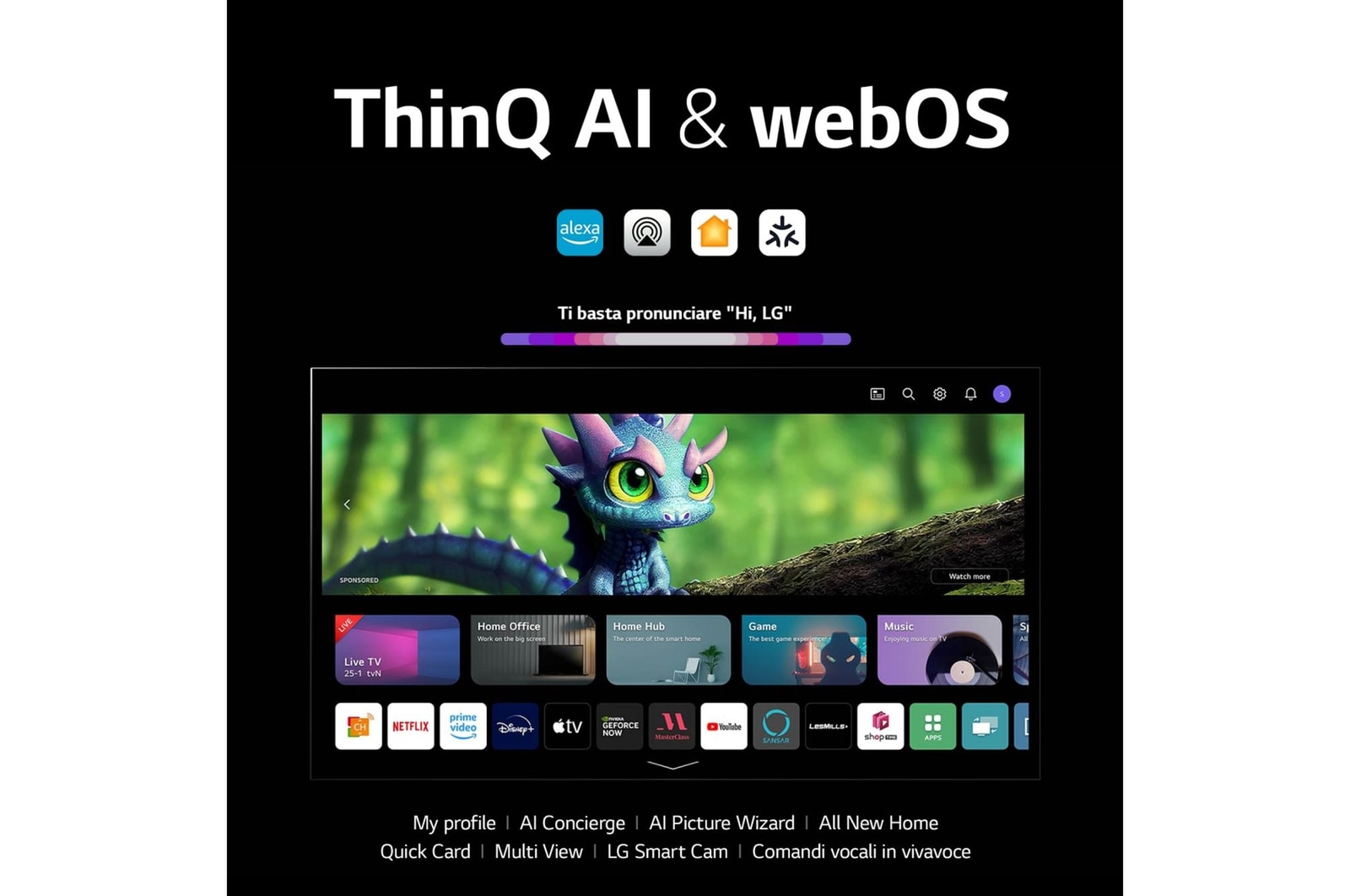 LG Offerta Bundle: TV OLED evo Serie C3 42'' 4K + TONE Free T90S Cuffie True Wireless Dolby Atmos, OLED42C35LA.T90SB