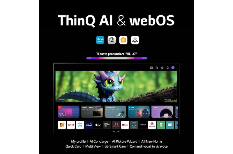 LG Offerta Bundle: TV OLED evo Serie C3 42'' 4K + TONE Free T90S Cuffie True Wireless Dolby Atmos, OLED42C35LA.T90SB