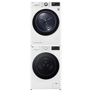 LG Offerta Kit Esclusivo: Lavatrice 10kg AI DD™ 1400 giri, Autodosaggio, Lavaggio a vapore + Asciugatrice 9kg Pompa di calore DUAL Inverter Eco Hybrid, Condensatore autopulente, F4R3710NSWW.RC90V9