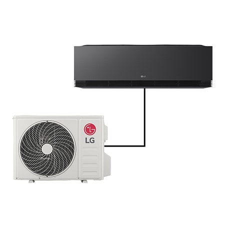 Condizionatore monosplit LG ARTCOOL AI Black | 9000 BTU | AI Air, Soft Air, DUAL Vane - AA09SB | LG IT