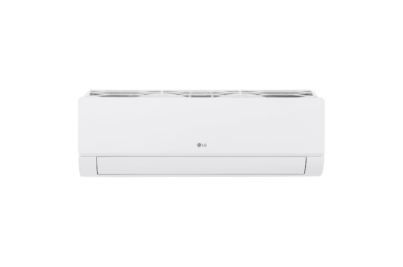 Vista frontale di Condizionatore monosplit LG DUALCOOL Libero Smart | 9000 BTU | Wi-Fi, Comfort Air, Compressore garantito 10 anni EZ09CSS