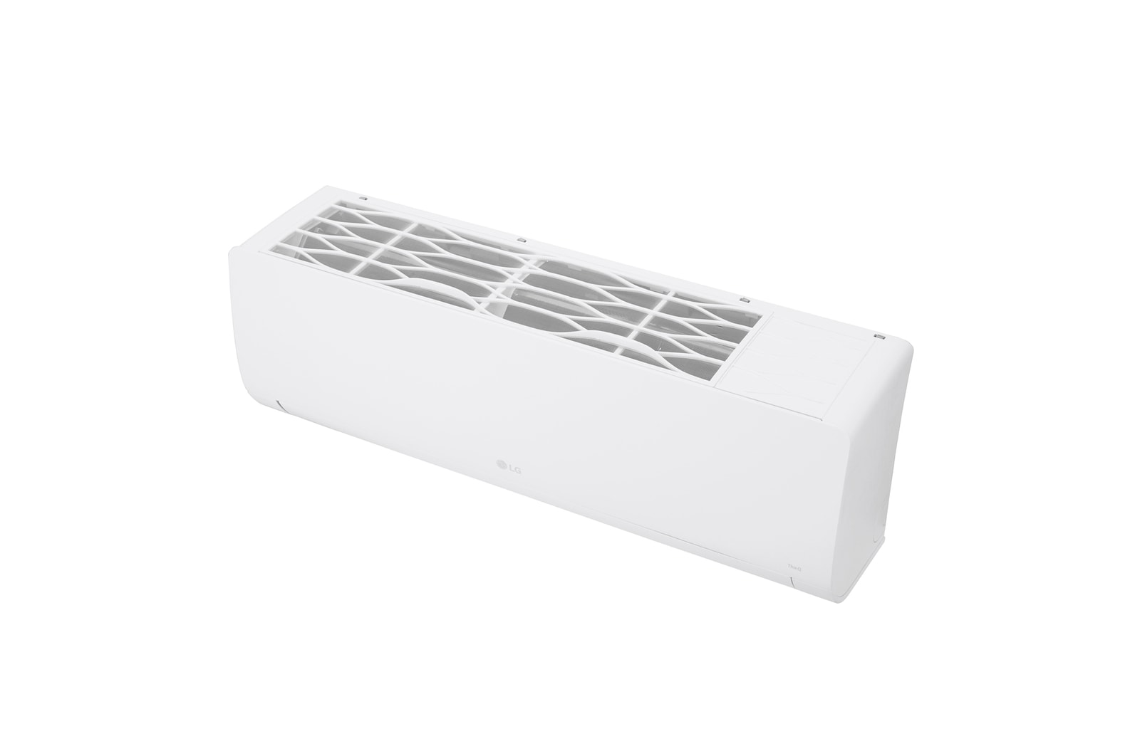 Vista prospettica dall’alto sinistra del condizionatore LG Libero Monosplit.