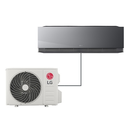 Condizionatore monosplit ARTCOOL AI Mirror | 9000 BTU | AI Air, Soft Air, DUAL Vane - AA09SP | LG IT