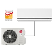 Vista frontale di Condizionatore monosplit DUALCOOL AI Deluxe | 9000 BTU | AI Air, Soft air H09S1DA