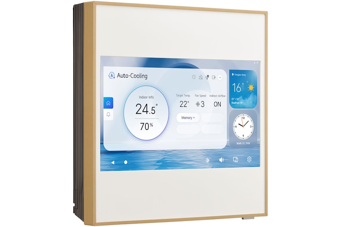 LG Condizionatore monosplit ARTCOOL Gallery LCD | 9000 BTU | Raffrescamento, Riscaldamento, Flusso aria 3D, Wi-Fi, A09GA2