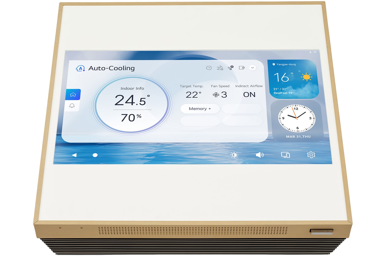 LG Condizionatore monosplit ARTCOOL Gallery LCD | 9000 BTU | Raffrescamento, Riscaldamento, Flusso aria 3D, Wi-Fi, A09GA2