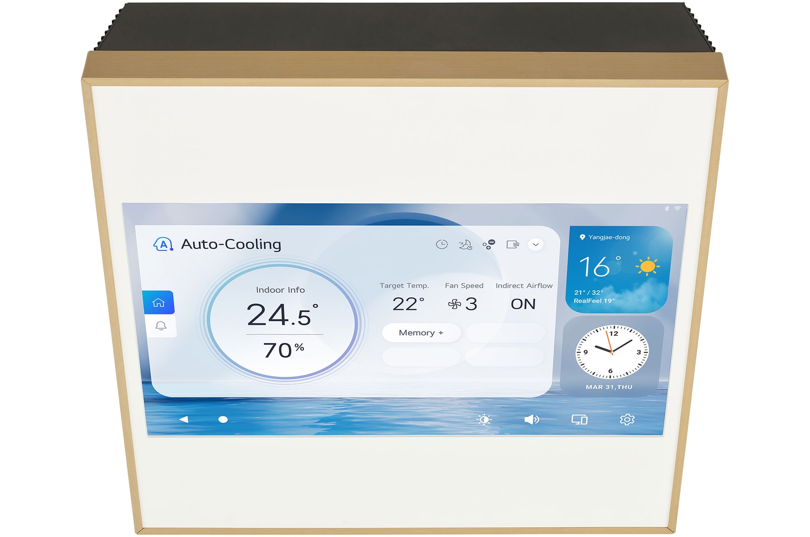 LG Condizionatore monosplit ARTCOOL Gallery LCD | 9000 BTU | Raffrescamento, Riscaldamento, Flusso aria 3D, Wi-Fi, A09GA2