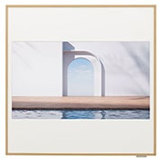 Vista frontale di Condizionatore monosplit ARTCOOL Gallery LCD | 12000 BTU | Schermo LCD 27&#34; Full HD, Speaker integrati, Flusso aria 3D, Wi-Fi A12GA2