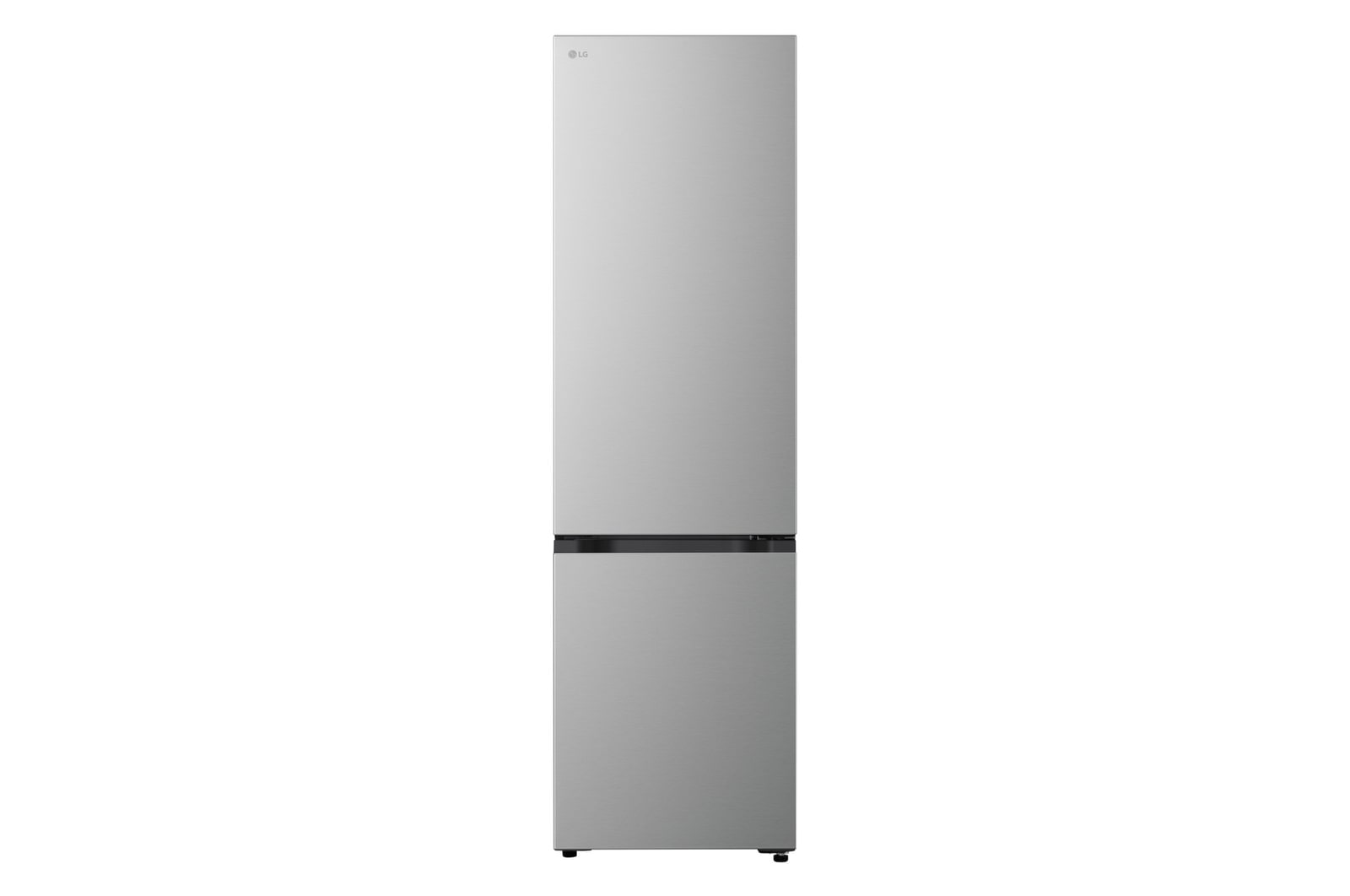 Vista frontale di Frigorifero combinato Fit & Max 60 cm| Classe C, 375L | AI Inverter, Wi-Fi, Metal Fresh, Door Cooling, Total No Frost | Metal Sorbet GBBS726CMB
