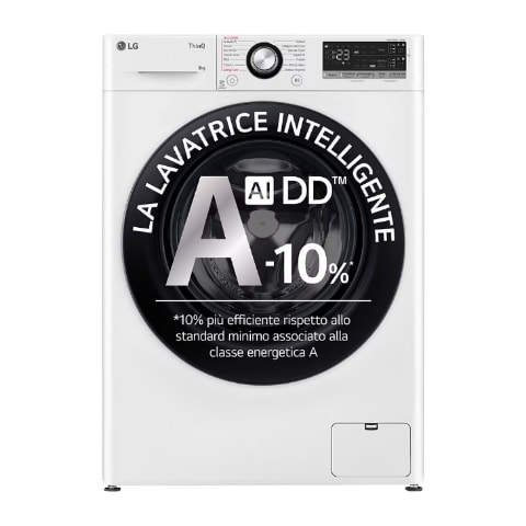 Miniatura della lavatrice LG F4R3509NSWB