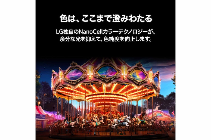 NanoCellカラーテクノロジーのイメージ画像