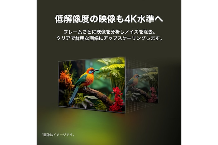 4Kアップスケーリングのイメージ画像